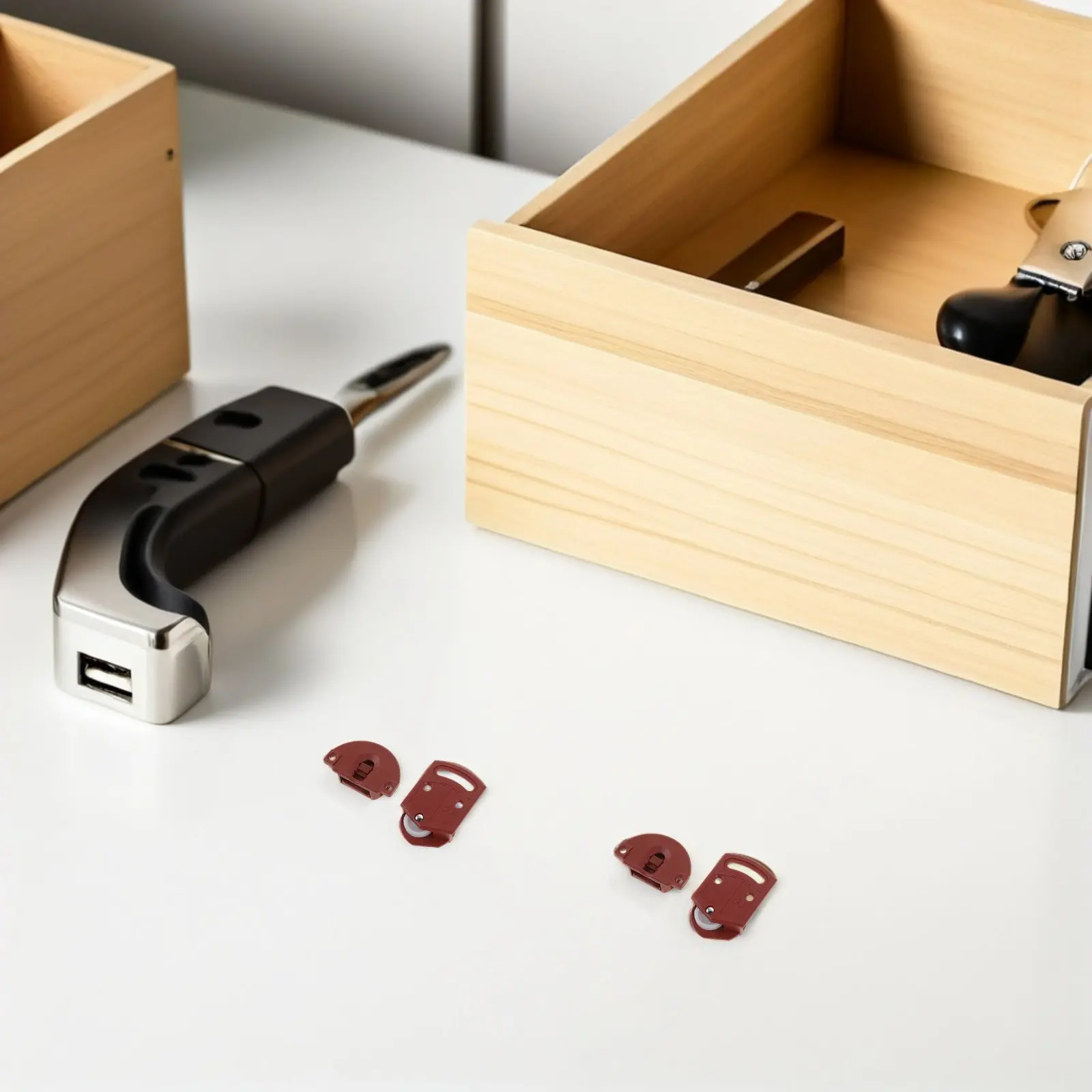 30Pcs Silent Sliding Door Roller Wheels Set Smooth Closet Door Rollers for Wardrobe Cabinet Sliding Track Hardware Accessories