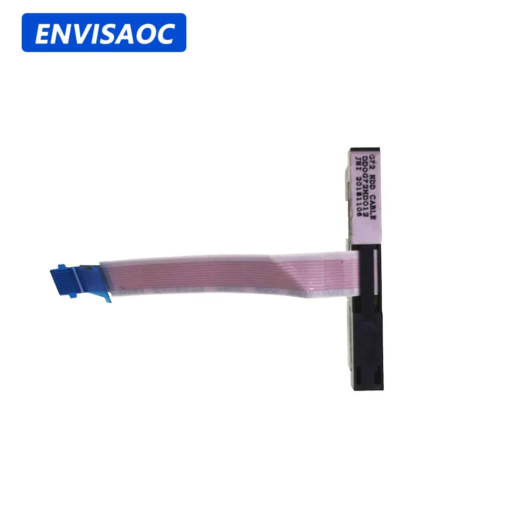 Cable flexible para ordenador portátil HP Pavilion 14-BK 14-BP 14-BE 14S-BP 14S-BE TPN-Q189, conector de disco duro SATA HDD SSD, DD0G72HD012