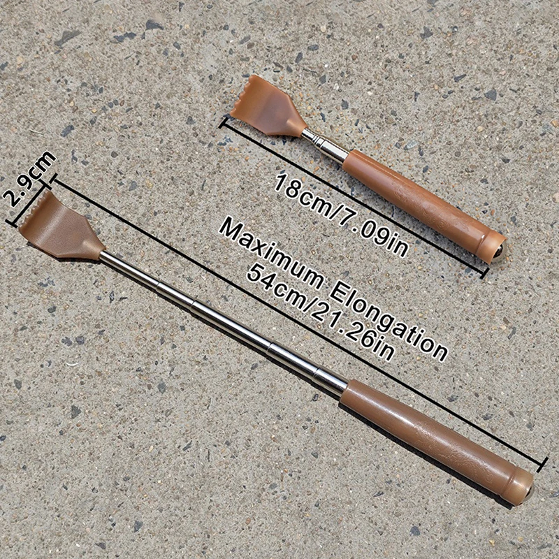 

Stainless Steel Extendable Back Scratcher – Telescopic Massage Tool for Itch Relief and Muscular Relaxation