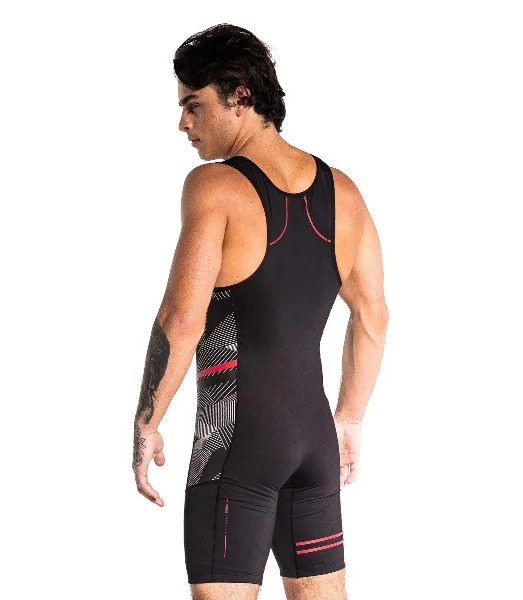 Men\'s Wrestling Singlet Bodysuit Leotard Outfit Underwear GYM PowerLifting Weightlifting Clothing Running Skinsuit