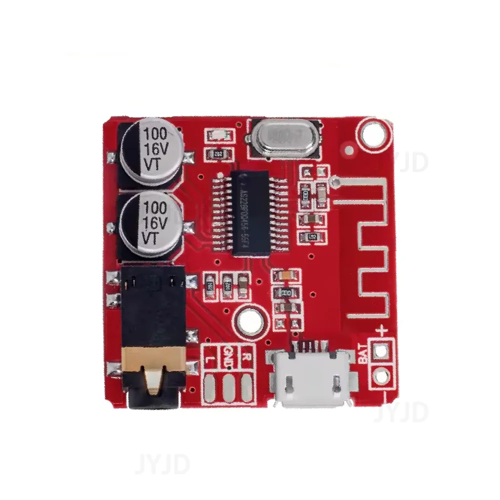 DIY Bluetooth Module Audio Receiver Board Bluetooth 5.0 MP3 Lossless Car Audio Decoder Board Wireless Stereo Music Module 3.7-5V