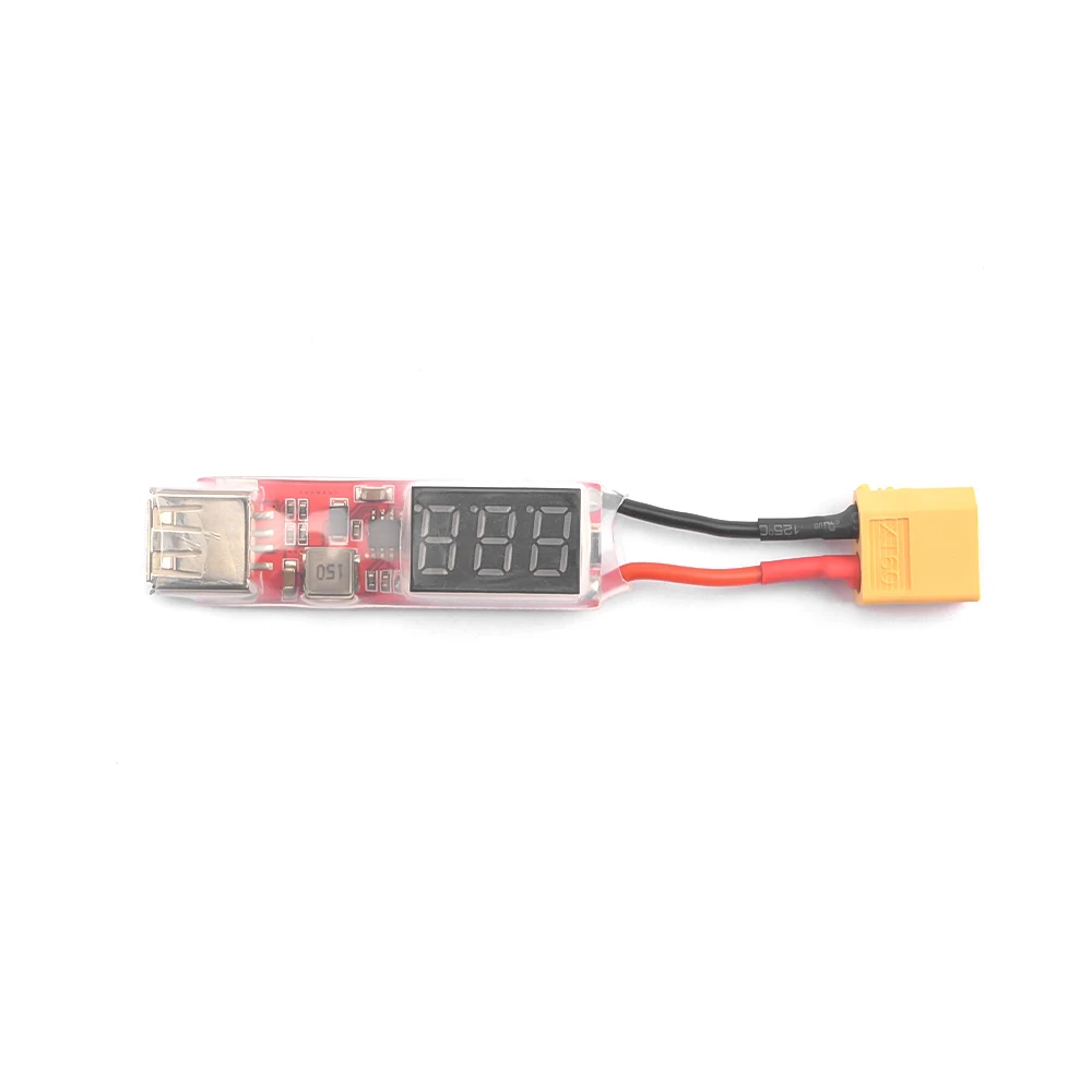 2S-6S Lipo Lithium Batterij Oplader Converter XT60/T Plug Naar USB Met Voltage Display Adapter Board voor Bescherm Telefoon Functies