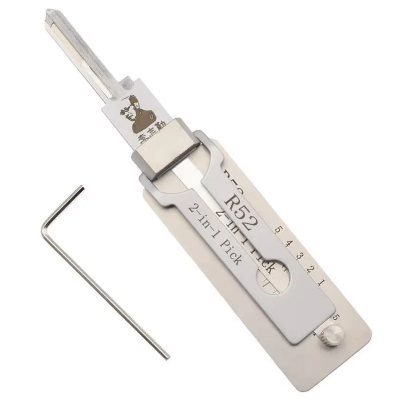 LISHI R52 2-in-1 lock picking tool suitable for common civilian locks in Mexico