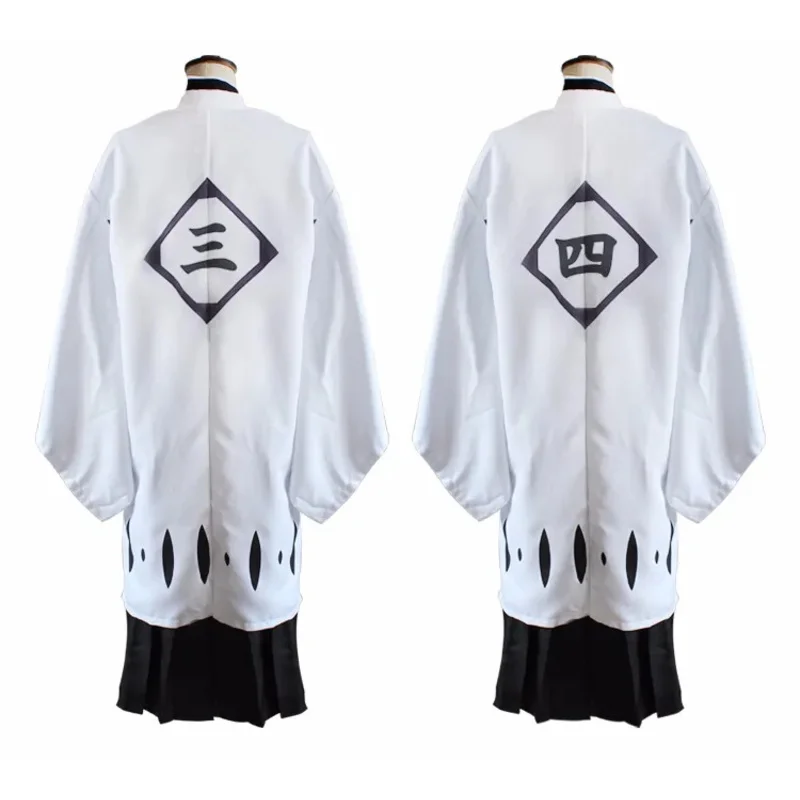 

2025 New COSZTKHP 13 Number BLEACH White Haori Cosplay Costume From 1st to 13th Division Captain Long Cape Robe Short / Lo☆★ee☆★