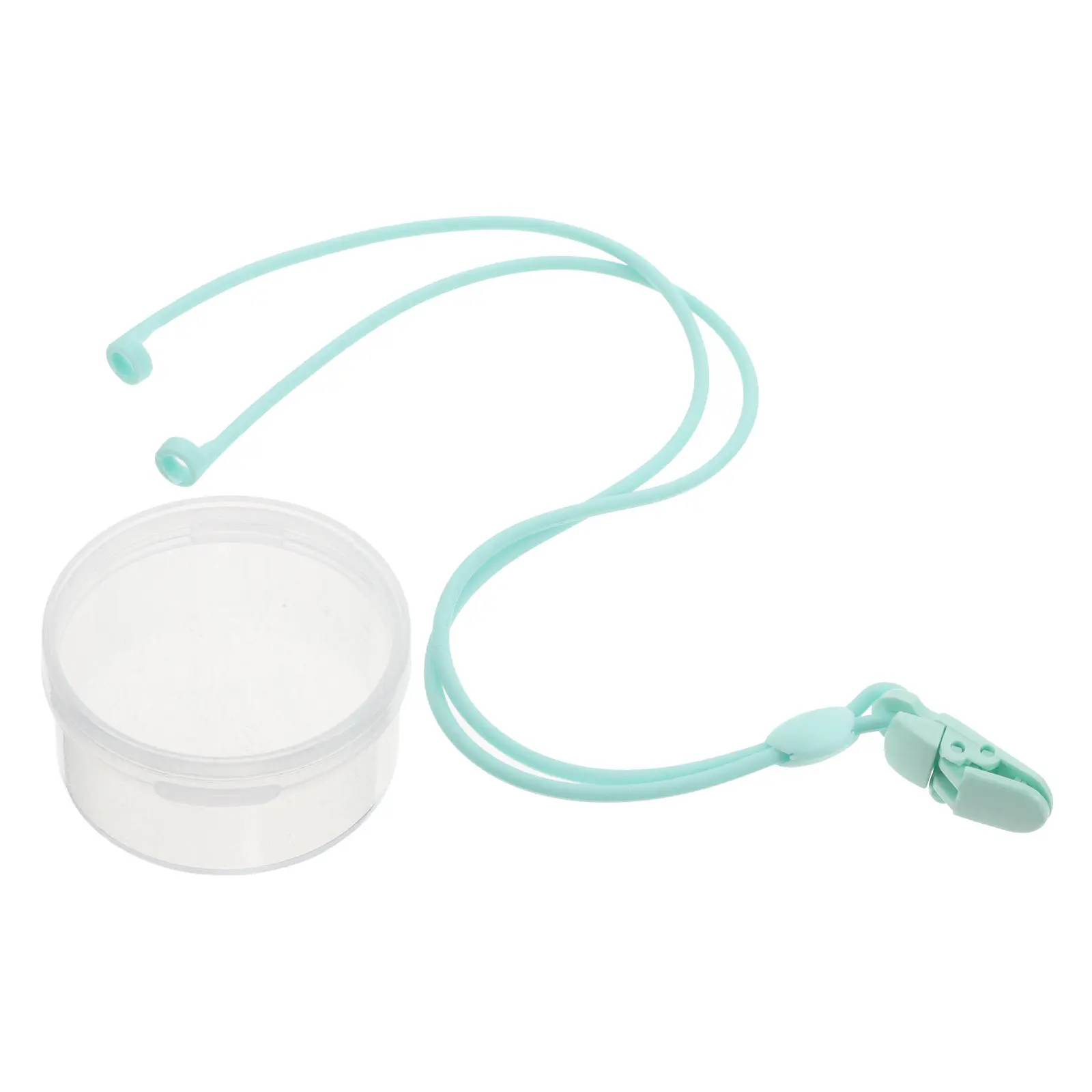 Hearing Aid Safety Lanyard Anti-Loss Silicone Holder Adjustable Strap Cord for Seniors Kids Bte Hearing Aid Protection Outdoor