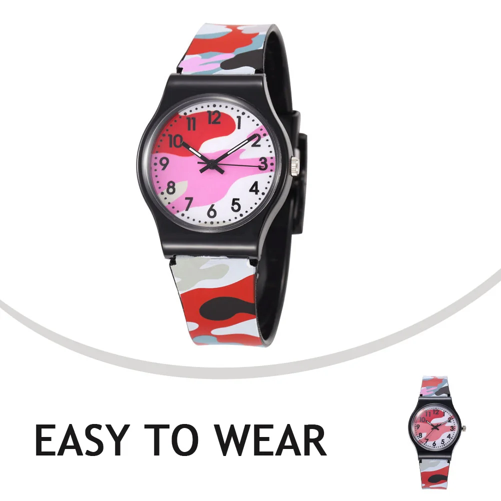 

Camouflage Kids Watch Durable Waterproof Fashion Children Quartz Watches Gifts for Boys Girls Portable Outdoor