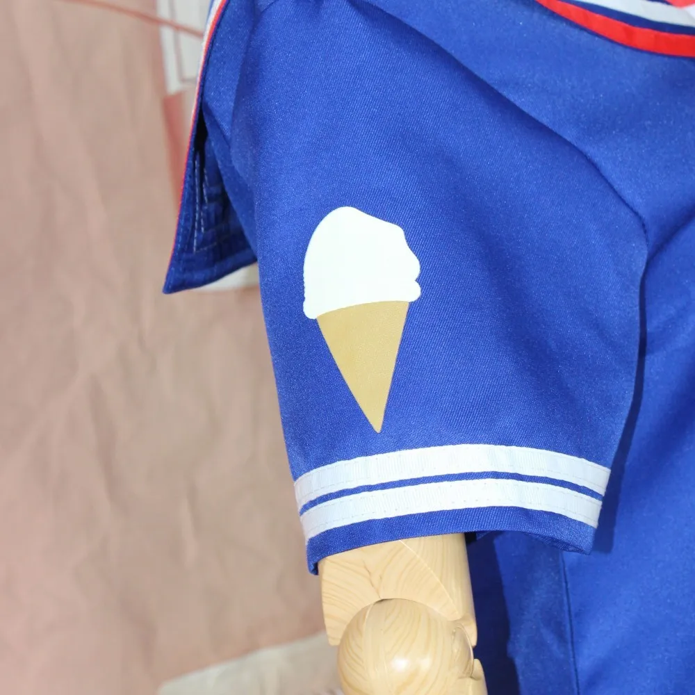 loween StrangerThings 3 Cosplay Costume Ice Cr op Employee Outfit Women's Ethnic Stage Clothing Summer 