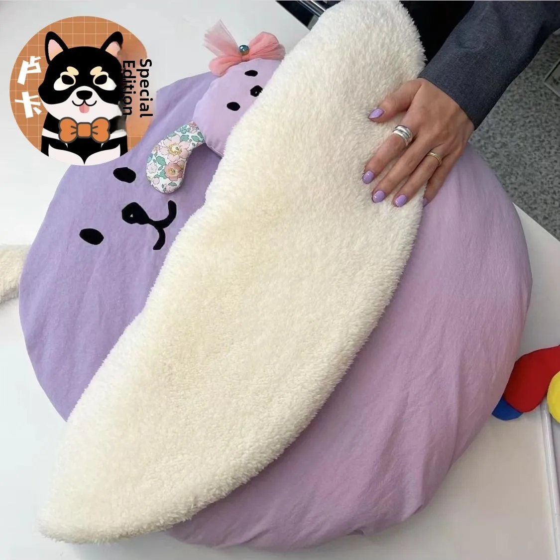 

Универсальная теплая сумка-переноска для домашних животных Ins Pet Travel Warmth S Bag, моющаяся, очень большая, всесезонная, одеяло-подстилка для собак, для колясок и автомобилей