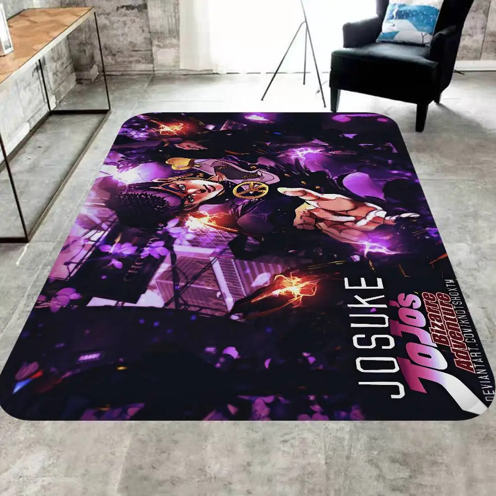 JoJo Bizarre AdventureS Bathroom Mat Kids Room Bedroom Decoration Balcony Anti-Slip Doormat Living Room Bedside Area Rugs