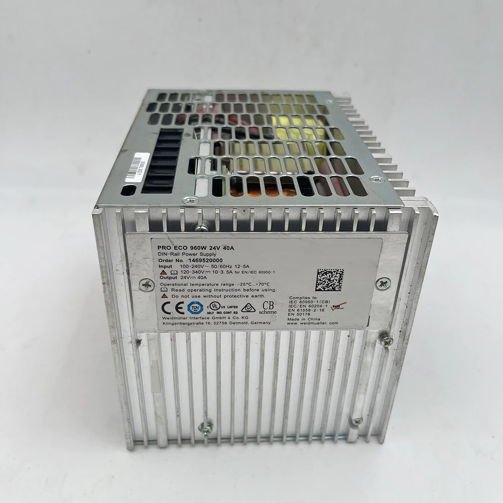 Per alimentatore switching Weidmuller PRO ECO 960W 24V 40A 1469520000