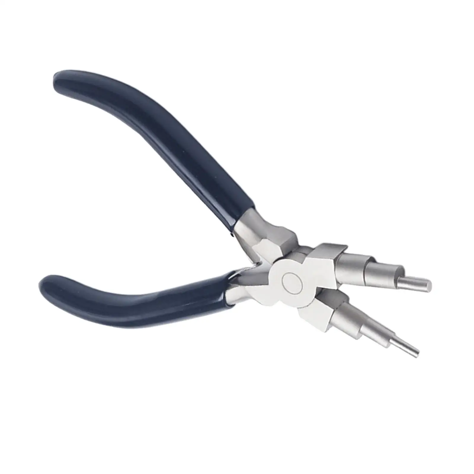 Bail Making Pliers Portable with Non Slip Grip Handle 6 Step Wire Wrapping Tools for Jewelry Making