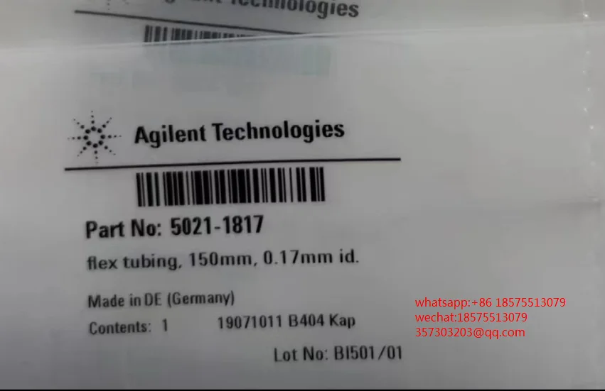 FOR AGILENT 5021-1817，Flex Tubing, 150mm, 0.17mm id. NEW 1 PIECE