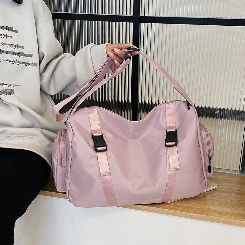 

Korean Style Fashion Simple Tote Bag Large Capacity Waterproof Travel Gym Yoga Bag Designer Luxury Bag for Women Shoulder