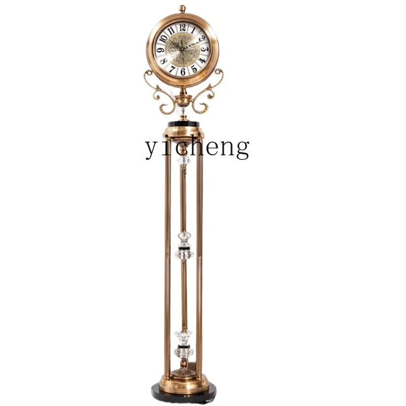 

Zf floor clock living room vertical clock clock atmospheric ornament advanced high-end home decoration accessories