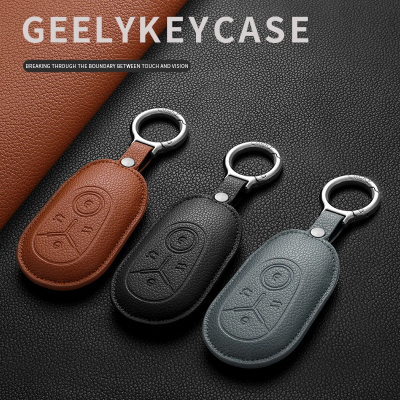 1Pcs For Geely GEOME Galaxy Light Star Wishes 2025 Exploration Youth Cortex Car Key Case Cover Protector Shell Fob Accessories