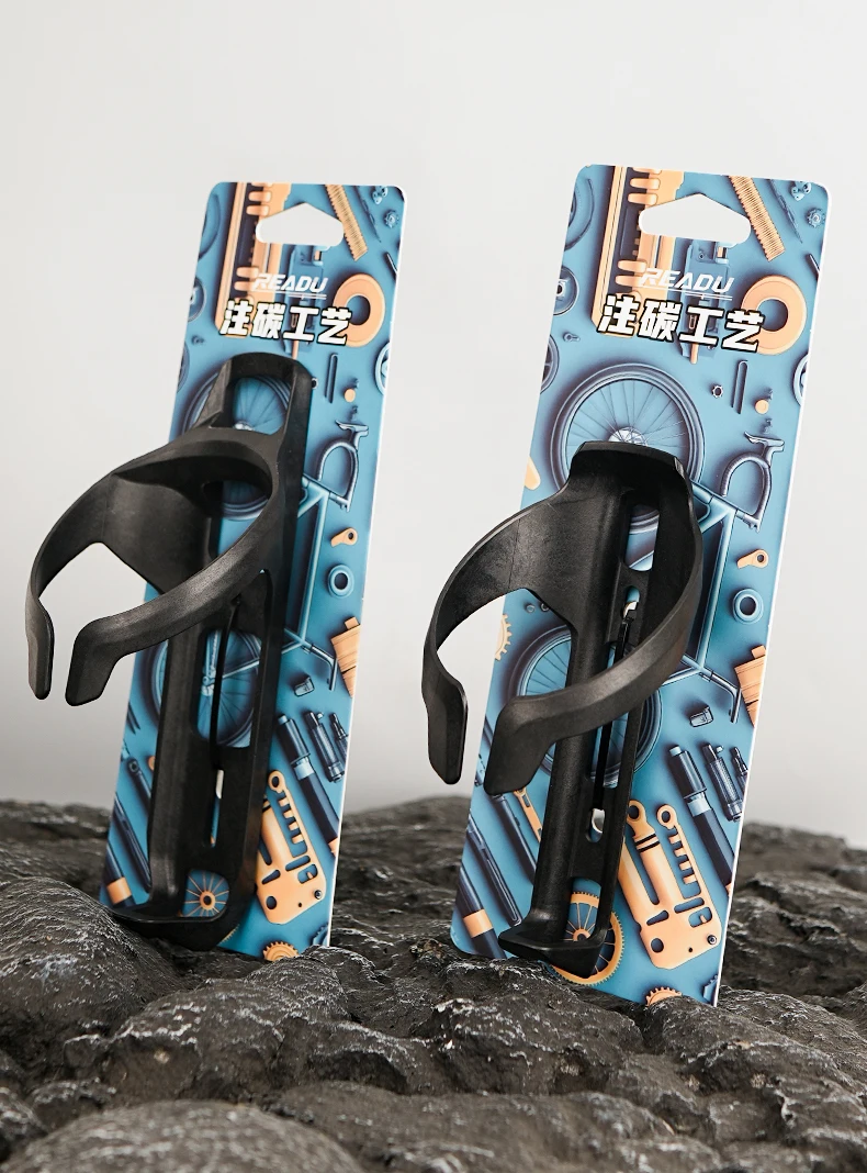 READU Fahrrad-Wasserflaschenhalter, ultraleichter Wasserflaschenhalter, Kohlenstoff-Injektion, Rennräder, Wasserflasche, Getränkehalter – Detail 10