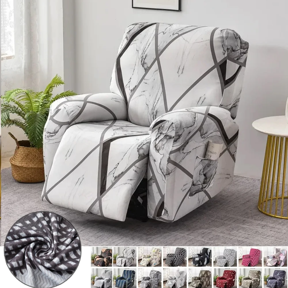 4/6/8pcs/set Recliner Sofa Cover Jacquard Sofa Protector Lazy Relax Armchair Covers Couch Cover Recliner Covers 1/2/3 Seater