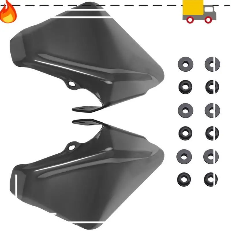 

Discount-Motorcycle Adventure Windscreen Side Spoiler Wind Deflectors For BMW R1300GS R1300 GSA R 1300 GS Smoke Gray