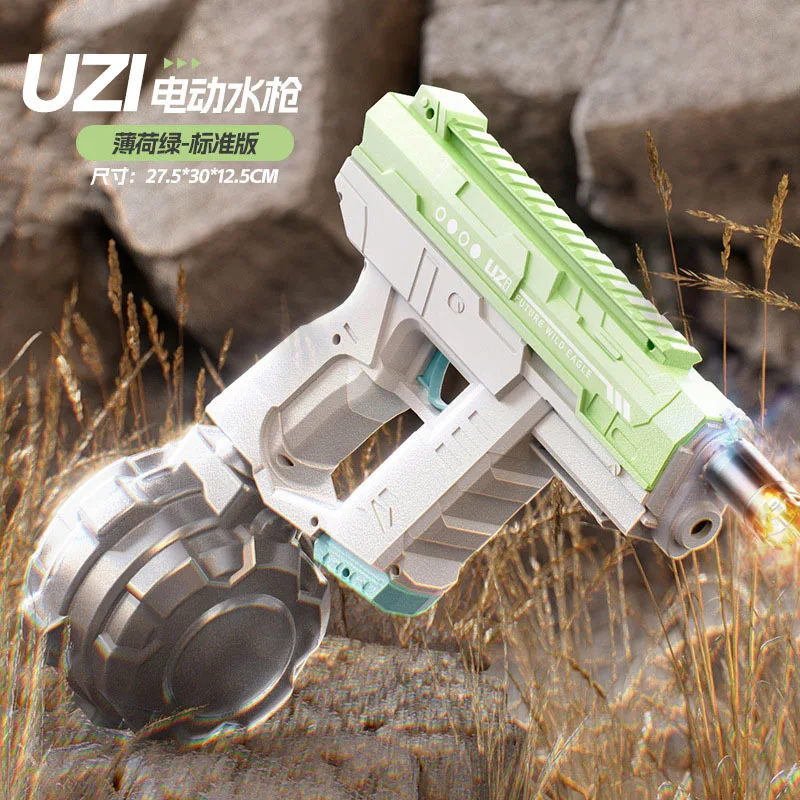 Uzi-電気水鉄砲,自動軽量吸水,おもちゃ