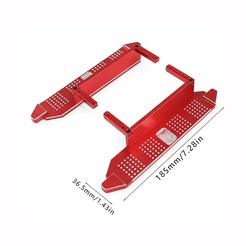 Pédale latérale en aluminium MJX pour voiture RC 1/8 H8P – Accessoires de mise à niveau pour Bronco RC Crawler – Pédale en alliage d'aluminium pour modélisme