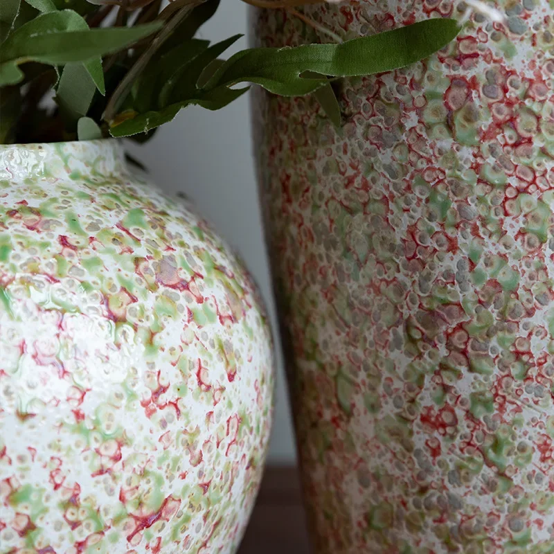 

CL Jingdezhen ceramic vase ornament flower arrangement decoration high-end dried flower arrangement vase
