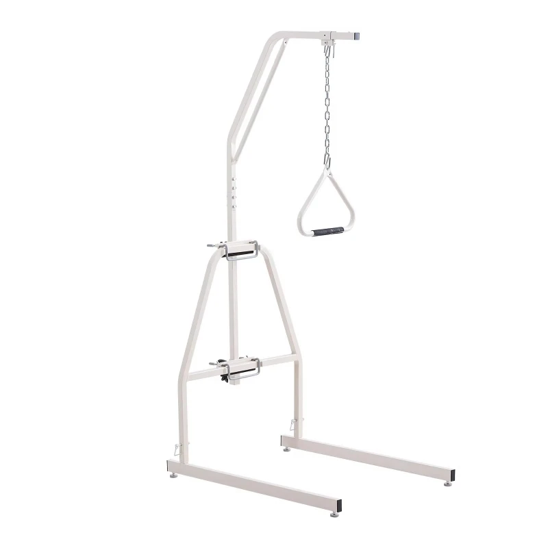 250-Pound Elderly Bedside Tension Assisted Rehabilitation Device with Floor Stand and Clips for Bedside Mobility Assist