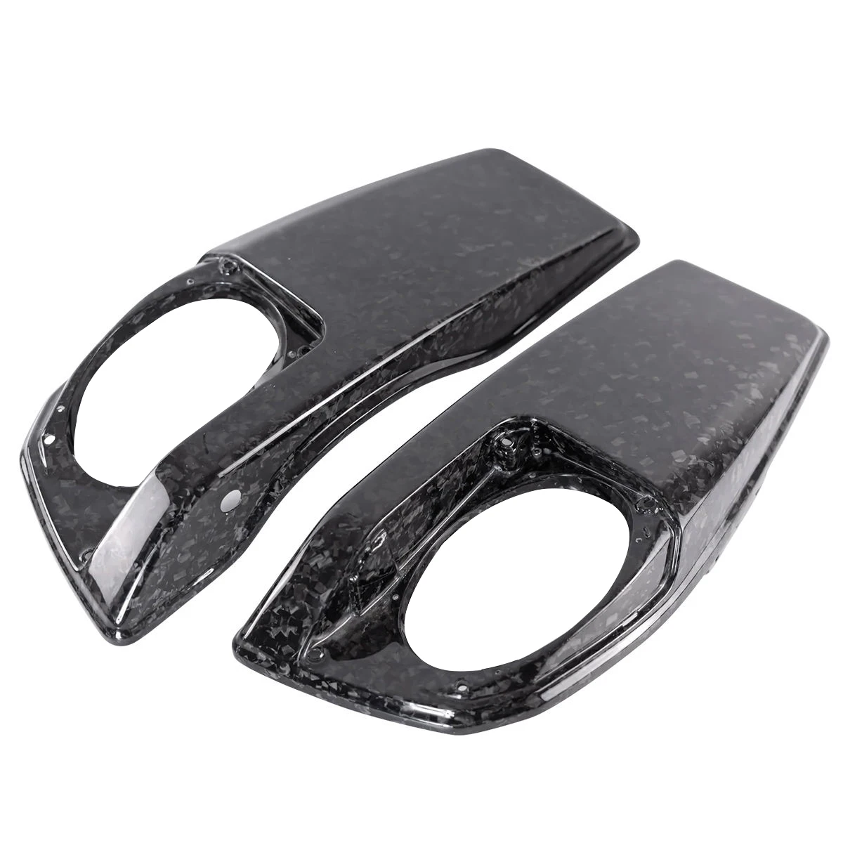 

Glossy Forged Carbon Fiber Fairing Black Fit for Touring CVO Road Glide ST 2023-2025
