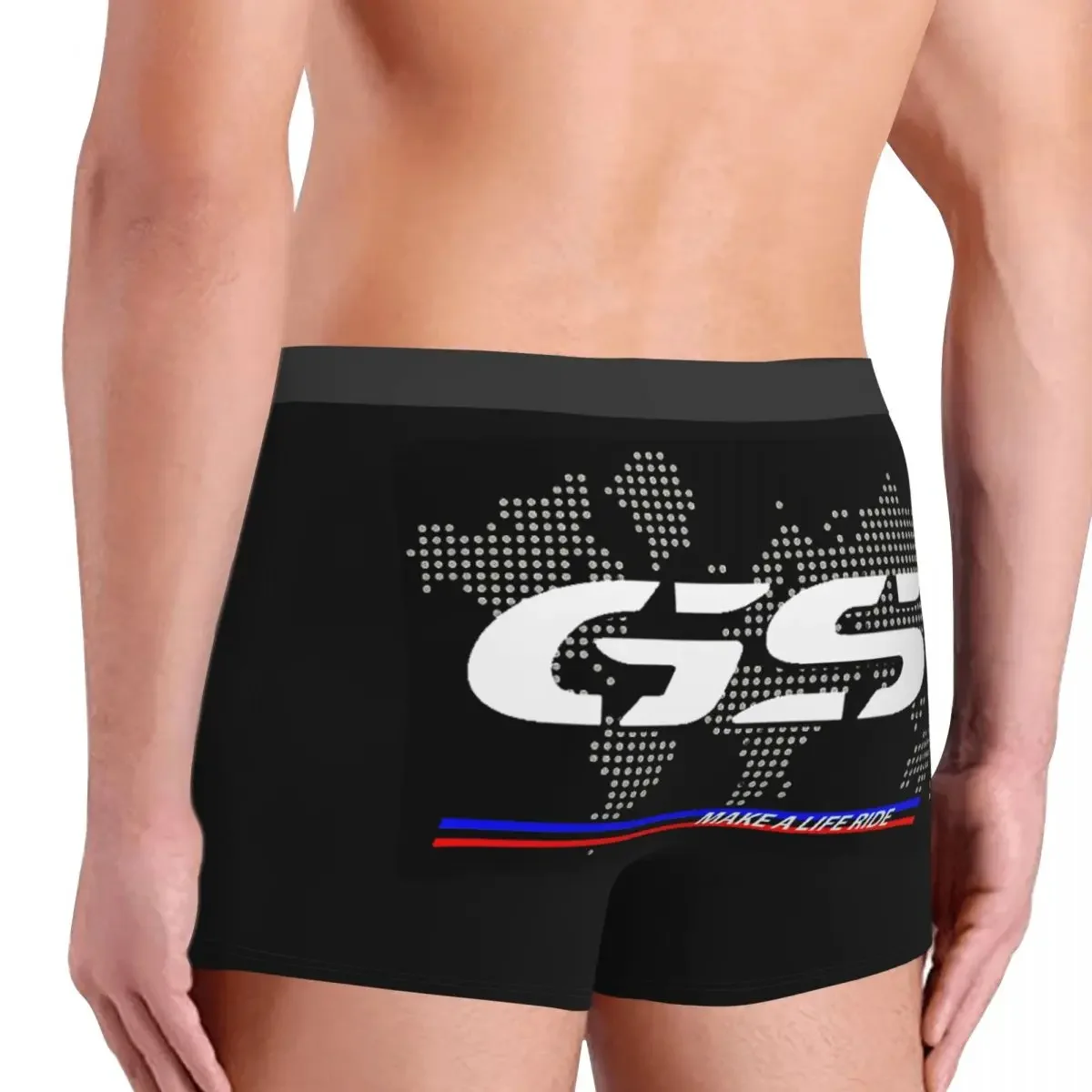 Nieuwigheid Gs Motorfiets Adventure Boxers Shorts Slipje Mannelijke Onderbroek Stretch Motorrad Biker Slips Ondergoed