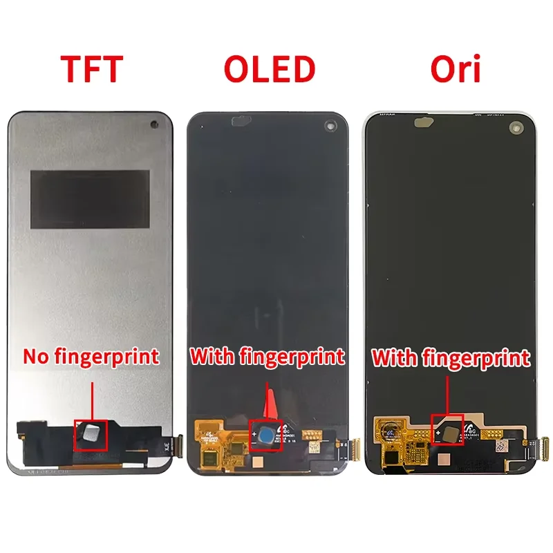 6.4 ”New AMOLED For Oppo Realme 10 RMX3630 LCD Display Screen Touch Panel Digitizer Assembly Realme 10 4G Display