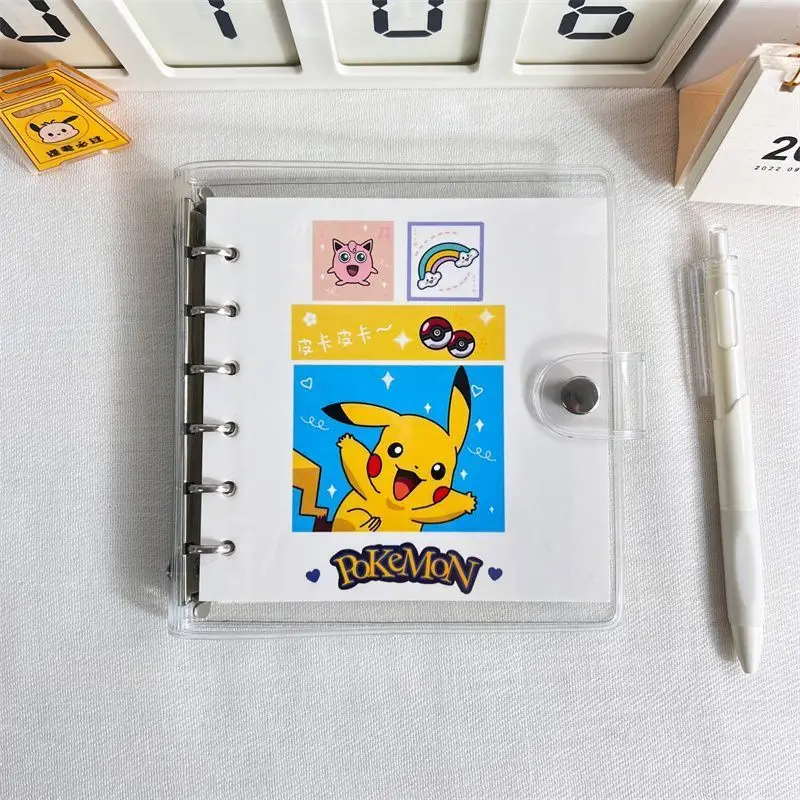 Pokemon Pikachu Detachable Notebook A7 Kawaii Cartoon Diary Book Stationery School Office Supplies Horizontal Notebook Gifts