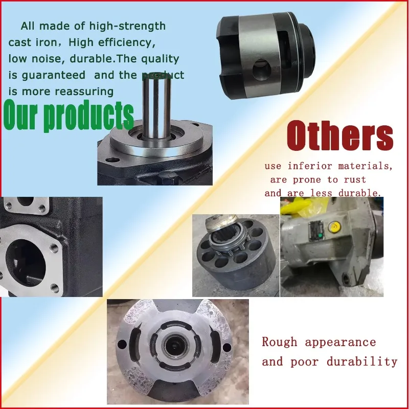 المضخة الهيدروليكية T6 سلسلة كاملة T6DCC/T6EDC/T6DDC/T6DDCM مضخة ريشة هيدروليكية ثلاثية لآلة قولبة الحقن
