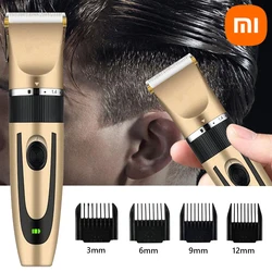 Xiaomi-男性用電動バリカン,家庭用バリカン,プロの充電式理髪店,ヘアカット機,くし2024