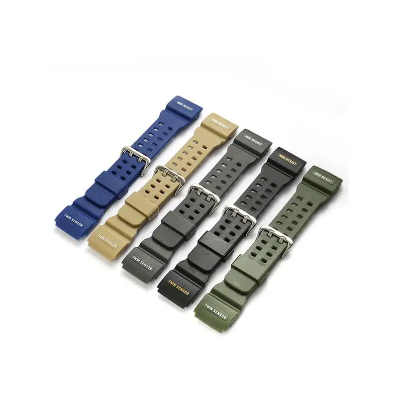 PEIYI Selected Quality Resin Watchband Suitable Dor GG-1000/GWG-100/GSG-100 Waterproof Rubber Watchstrap For Men's