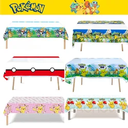 Pokemon Tafelkleed Verjaardagsfeestje Decoratie Pikachu Wegwerp Tafelkleed Tafelkleed Baby Shower Kids Speelgoed Cadeau Feestartikelen