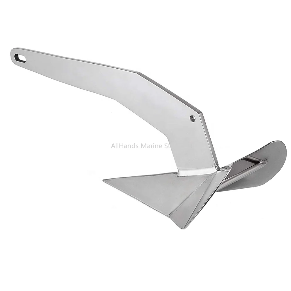 Manufacturer 316 Stainless Steel Boat Parts Delta Anchor Polish Boat Anchor For Yacht
