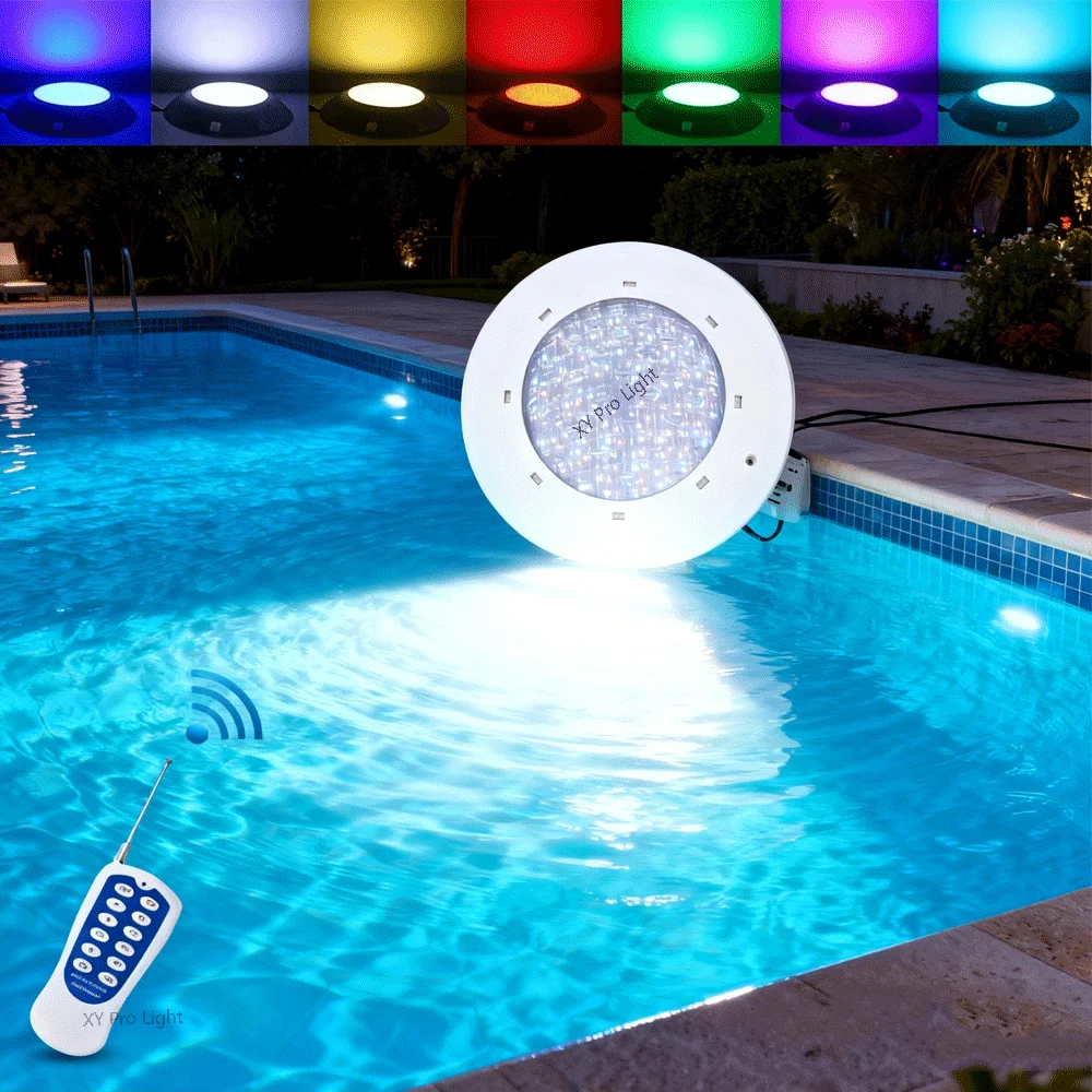 

AC/DC12V 18W 25W Swimming Pool Led Light 12W 45W RGB Controller Outdoor Lighting IP68 Waterproof 35W Underwater Lamp Pond Light