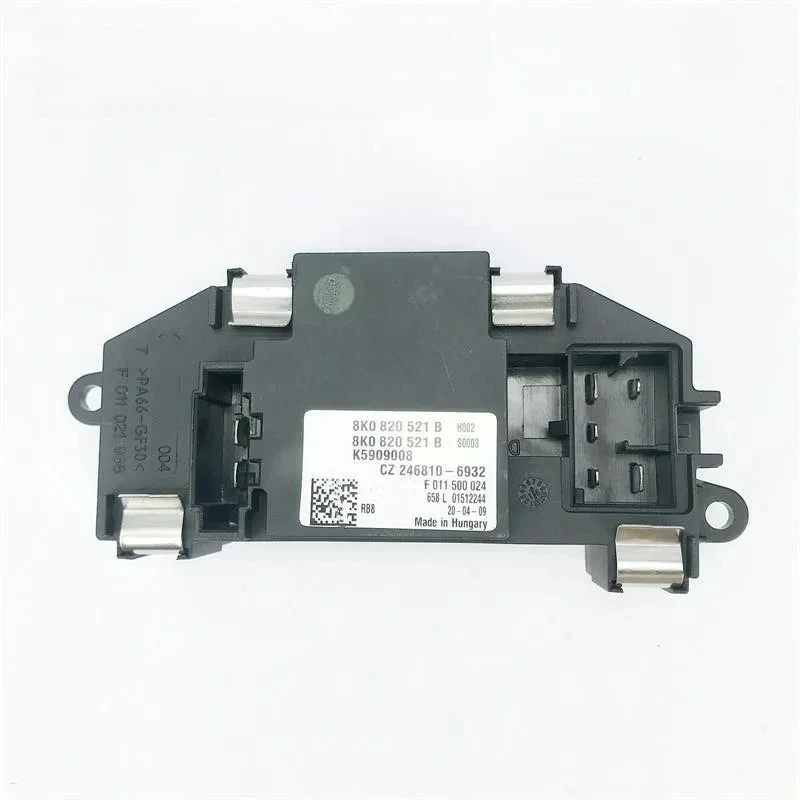 8K0 820 521B / 8K0 820 521 مقاوم محرك مروحة السخان متوافق مع أودي A4 B8/A5 8T/Q5 8R OE 8K0820521B
