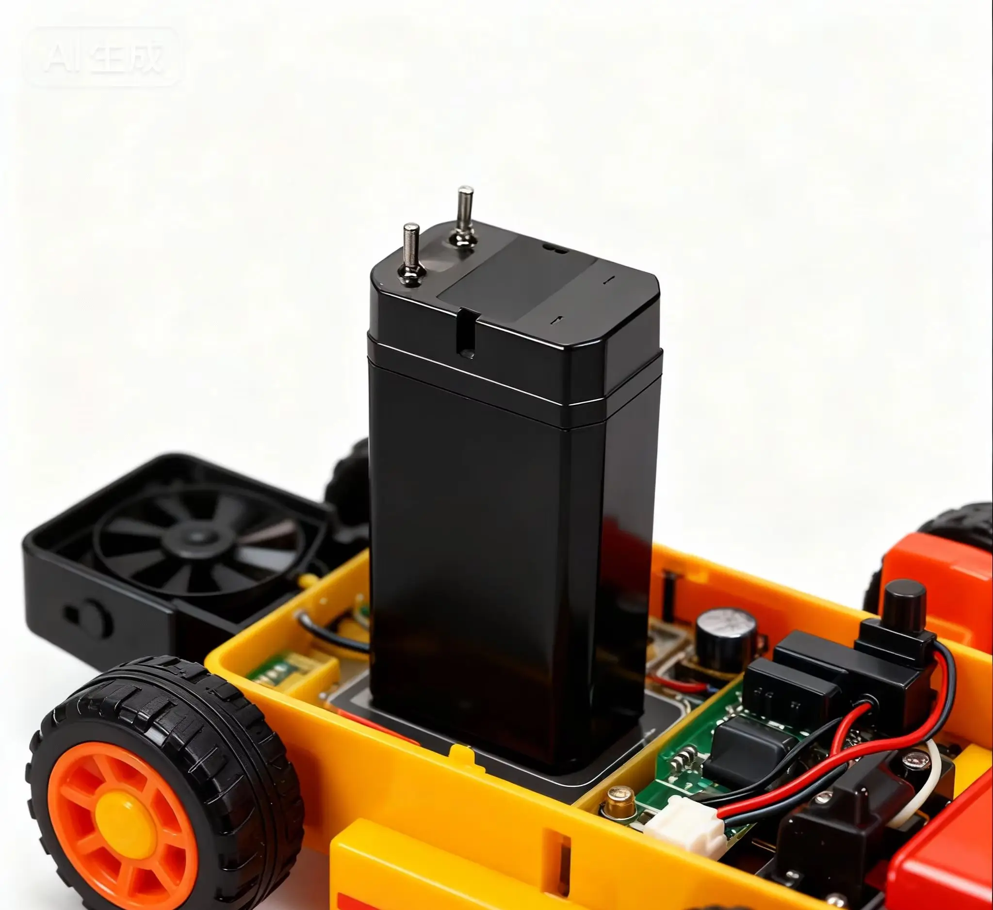 بطارية حمض الرصاص المختومة 4 فولت 1.2 أمبير للألعاب الكهربائية، مجموعة قطار السيارة بجهاز التحكم عن بعد، إضاءة LED للروبوت