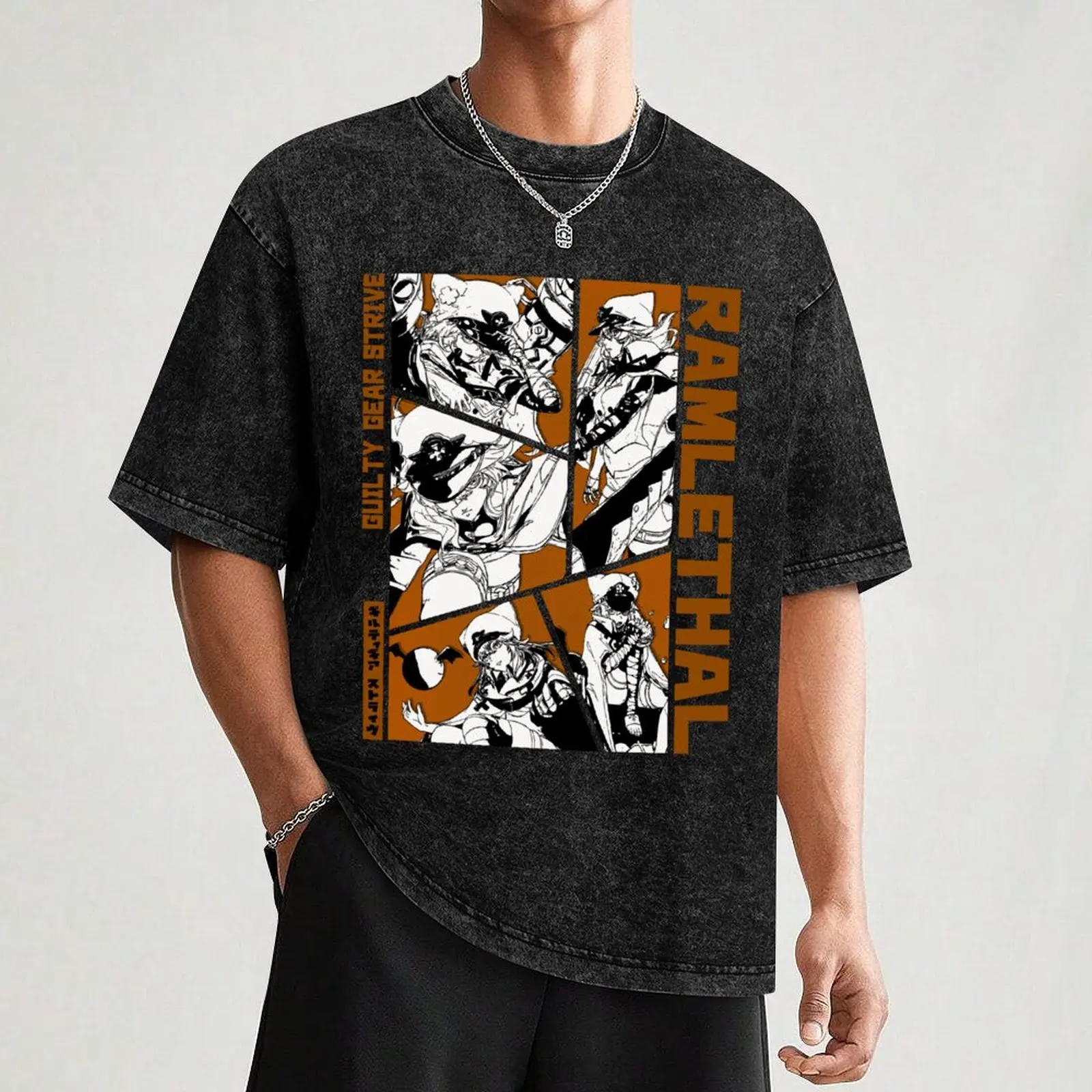 Ramlethal Valentine CM T-Shirt All Match Print Short Sleeve Top view 3