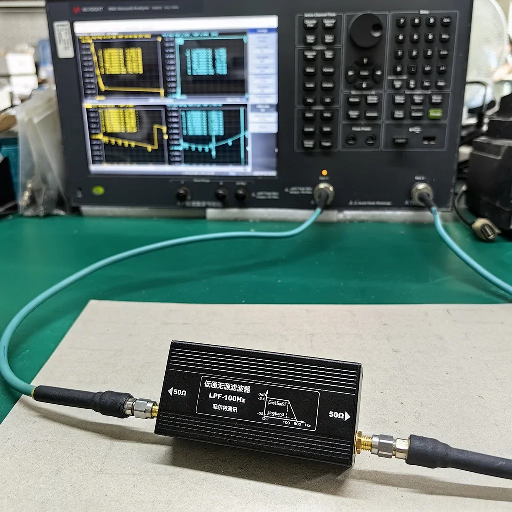 LC Low Pass Filter LPF 10Hz 50Hz 100Hz SMA Male to Female / SMA Female to Female Connector 100mW(20dBm) Max Input Power Filters