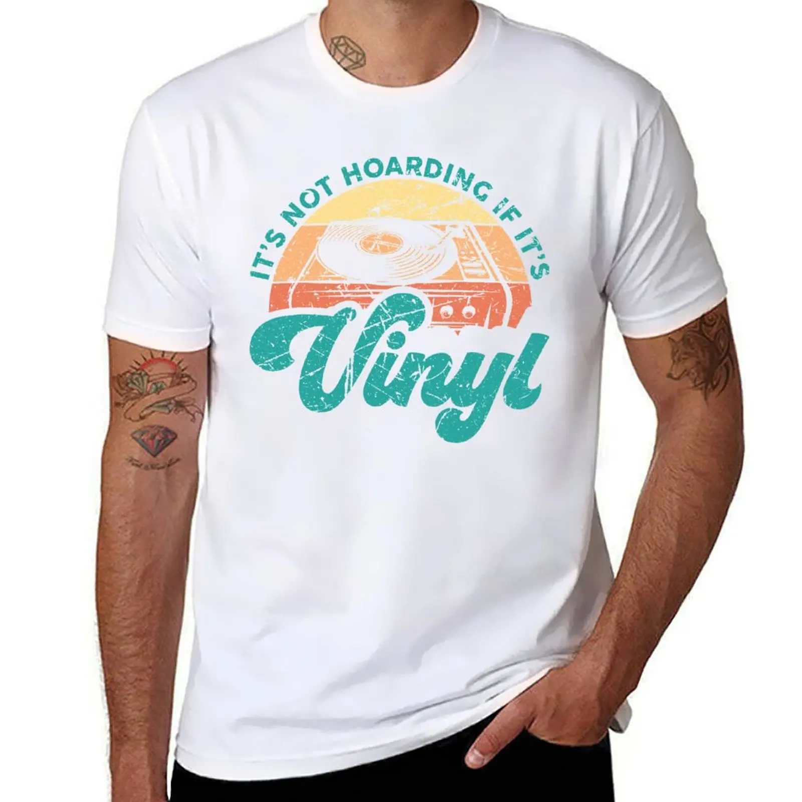 

Funny Vinyl quotes It's not Hoarding If It's Vinyl T-Shirt t shirts for man pack cotton essential t shirt T-Shirt