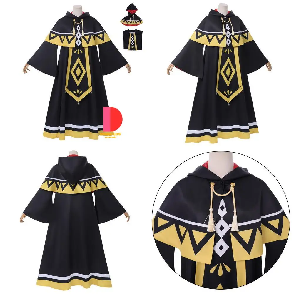 

Secret of The Silent Witch Cosplay Costume Anime Monica Witch Role Play Cloak Dress for Women Anime Con Halloween Fashion Outfit