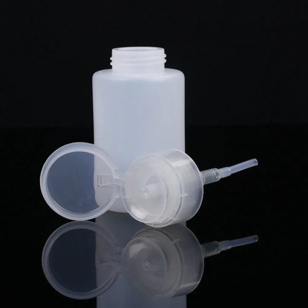Durable 150ml Nail Polish Remover Bottle Premium Material Safe Convenient Pump Dispenser Manicure Tool Pump Bottle