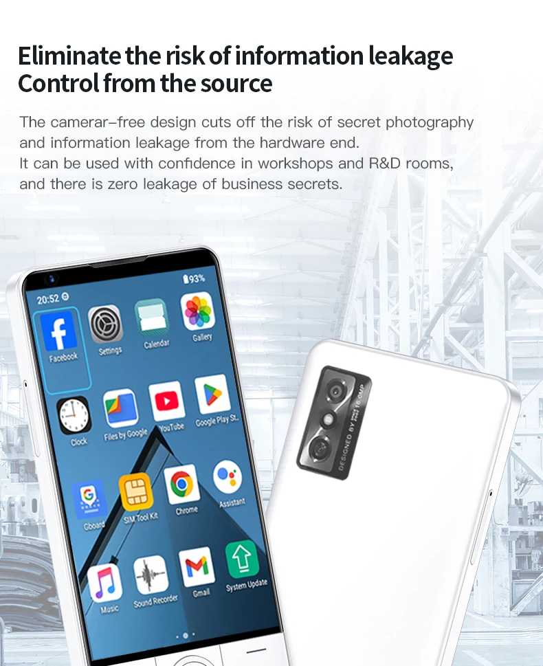 DOOV R70 4G Android Phone Google Play Smartphone Dual SIM 6GB RAM 128GB Storage 4.0" IPS Display Physical Keyboard Mobile Phone