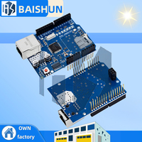 W5100 Ethernet Shield R3 Compatible with for Arduino UNO, Mega 2560, 1280, and 328 – Development Board for Network Connectivity