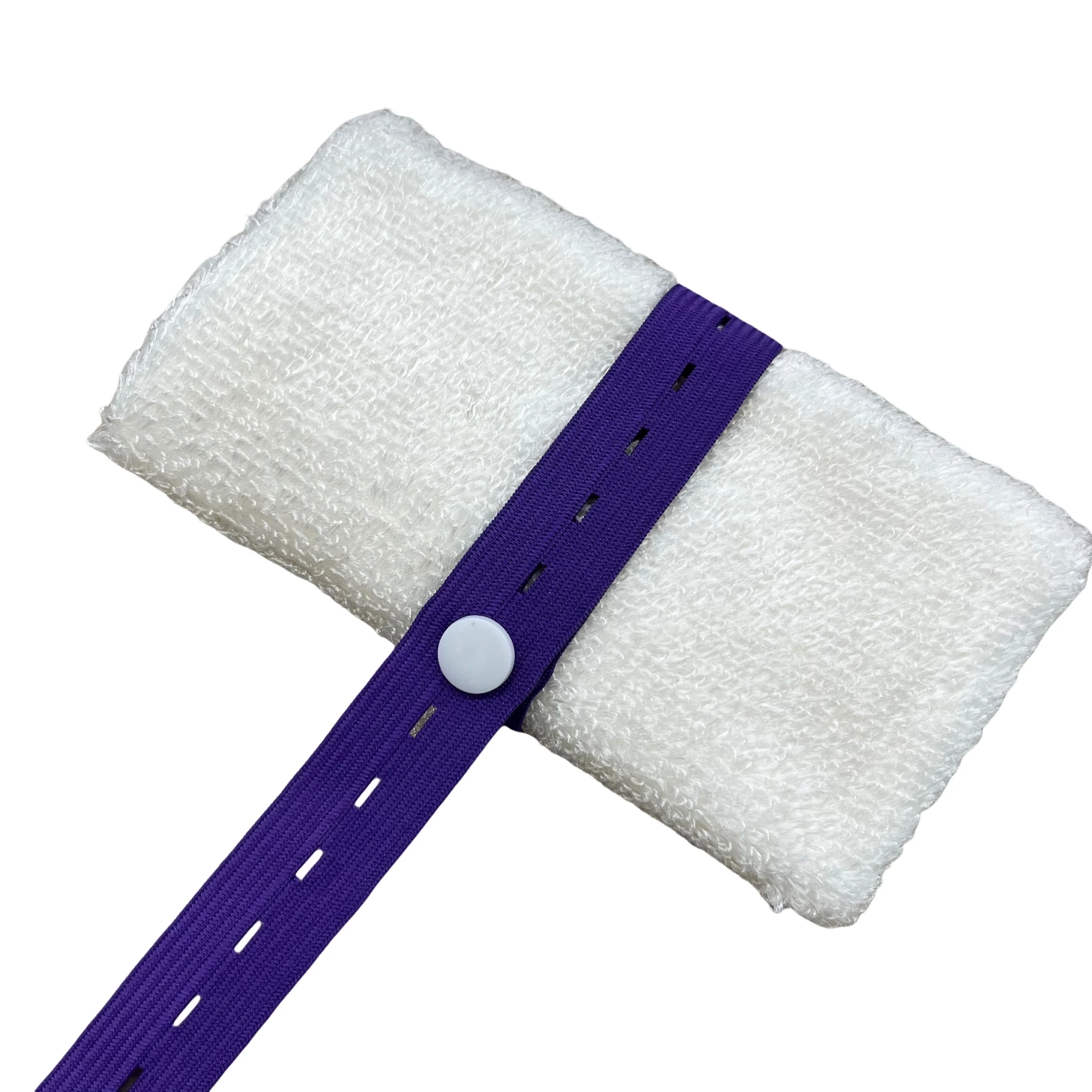 

20mm Adjustable Buttonholes Elastic Flat Sewing Band Spool with Button for DIY Waistbands and Necklines