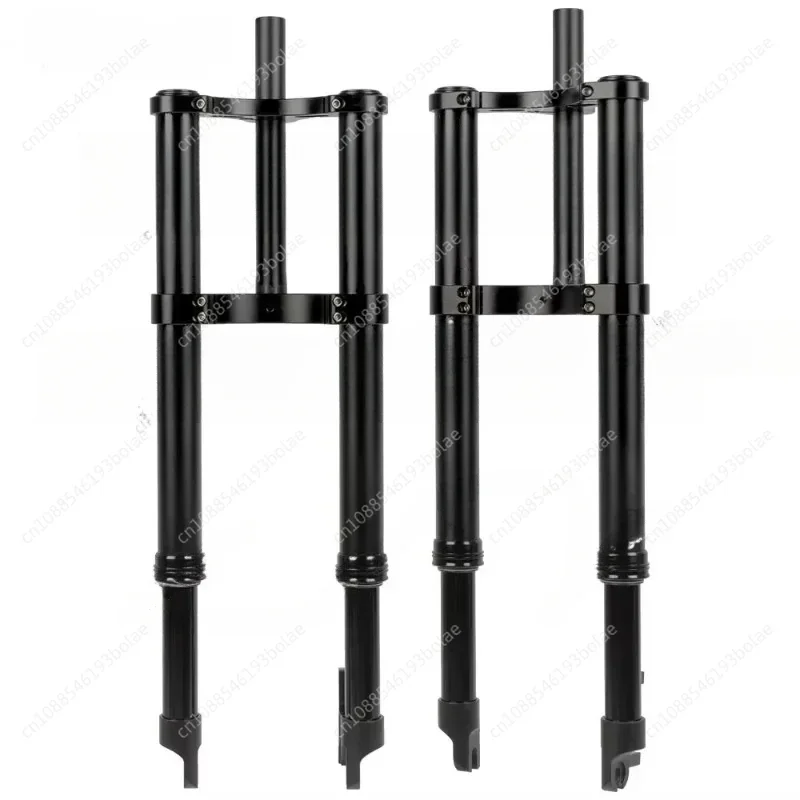 Ebike Scooter Snow 14Inch 16Inch Spring Oil Air 135Mm Quick Release QR Suspension Inverted Fat 16'' Bike Fork