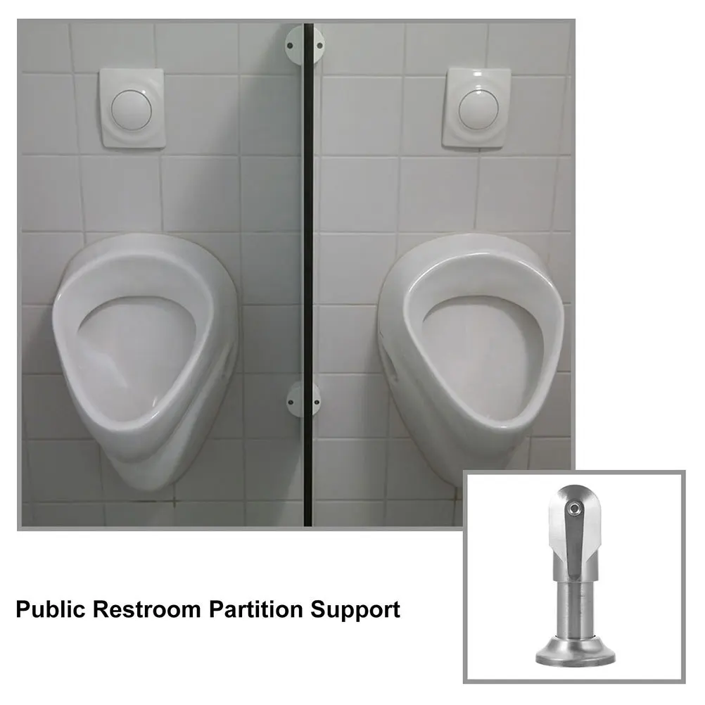 

3pcs Support Stainless Steel Bracket For Partition Stable Balustrade Clip Bracket For Railing Railing Glass To Glass Clamps