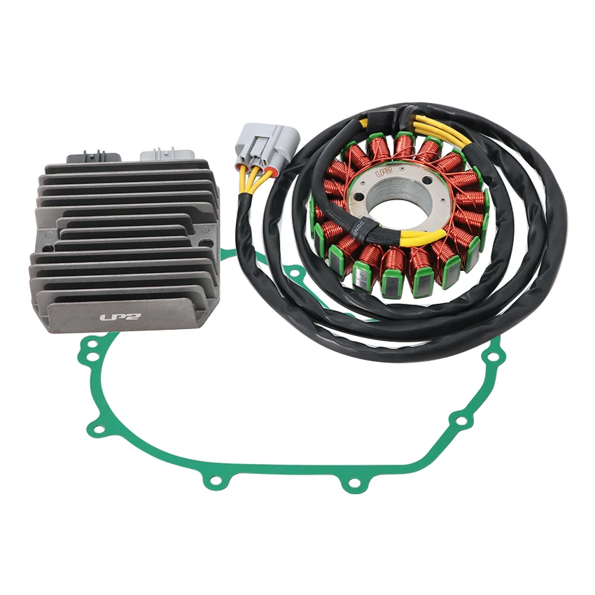 Motorcycle Gasket Generator Cover & Stator Coil & Regulator Rectifier Set For Can-Am Commander 1000/800 Outlander 1000/500/570