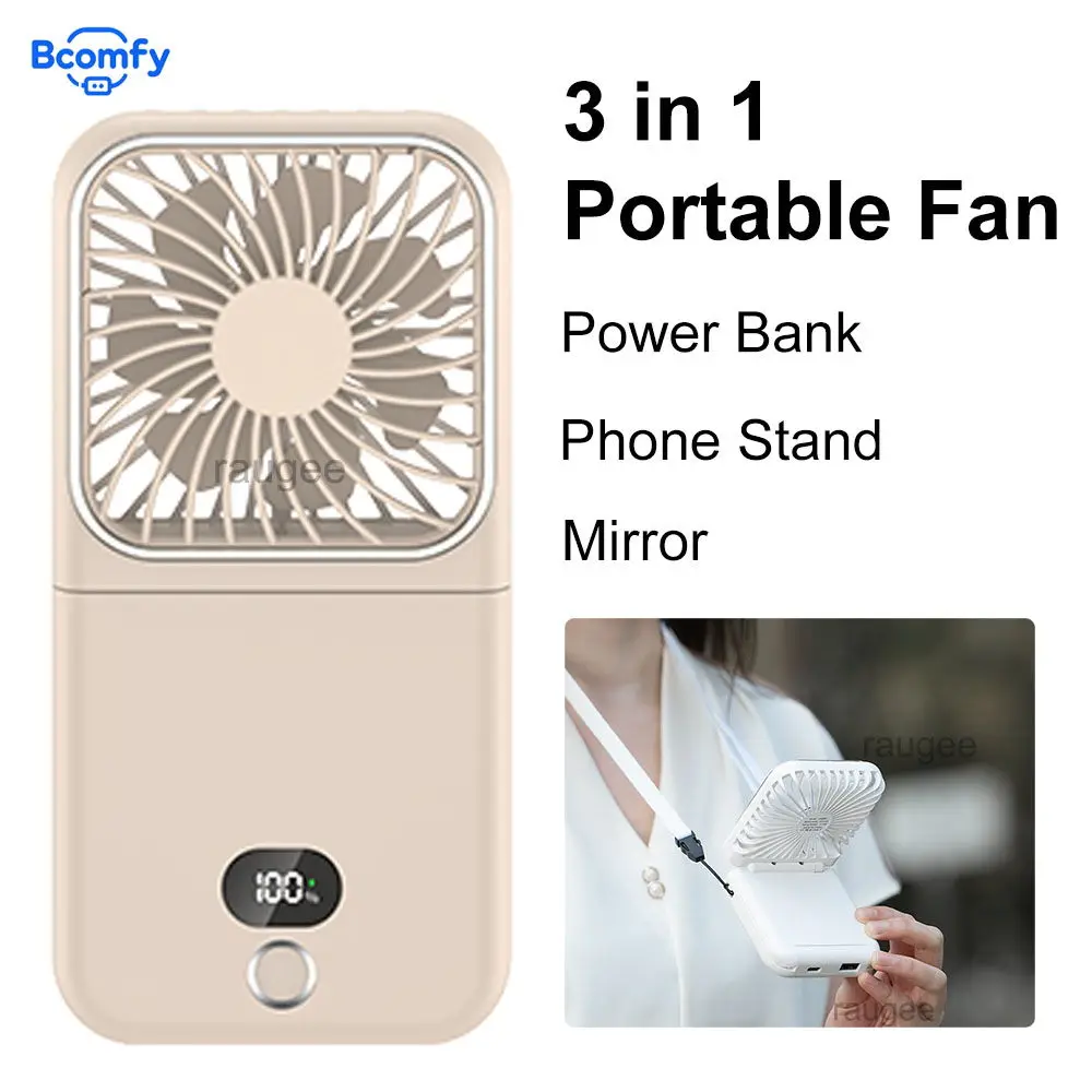 

Портативный вентилятор Мини-подвесной вентилятор на шею USB Перезаряжаемые ручные маленькие вентиляторы Открытый кемпинг Путешествия Портативный ручной вентилятор с аккумулятором